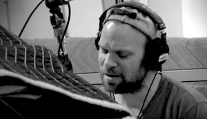 Norbert Leo Butz records for his Angel Band Project. 